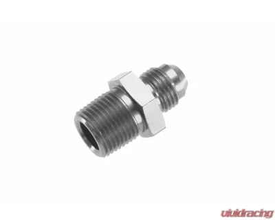 Redhorse Performance -04 Straight Male Adapter to -04 (1/4") NPT Male - Clear - 816-04-04-5