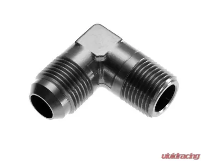 Redhorse Performance -06 90 Degree Male Adapter to -02 (1/8") NPT Male - Black - 822-06-02-2