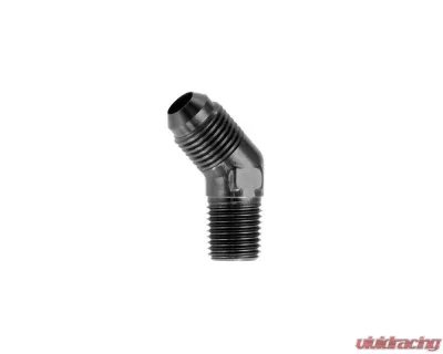Redhorse Performance -04 45 Degree Male Adapter to -06 (3/8") NPT Male - Black - 823-04-06-2