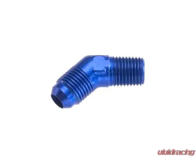 Redhorse Performance -06 45 Degree Male Adapter to -06 (3/8") NPT Male - Blue - 823-06-06-1