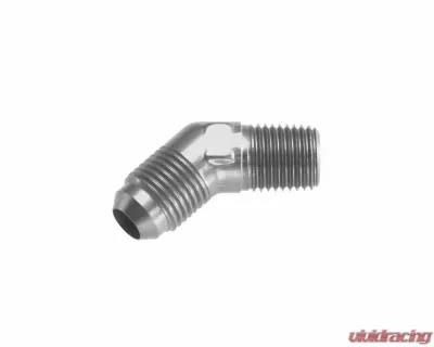 Redhorse Performance -06 45 Degree Male Adapter to -06 (3/8") NPT Male - Clear - 823-06-06-5