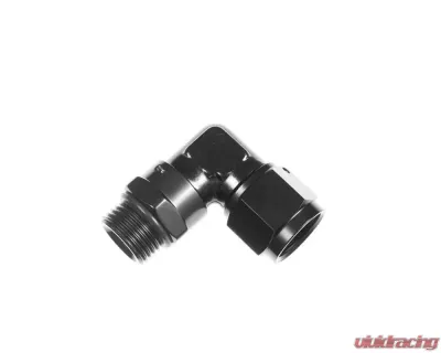 Redhorse Performance -06 AN Female to -06 ORB Male Swivel, 90 deg - Black - 8291-06-06-2