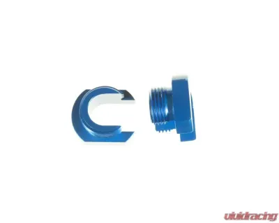 Redhorse Performance -06 AN 881/8000 Series Replacement Locking Nut - 5/16" tube - 2pcs/ pkg - Blue - 881-06-05-01-1