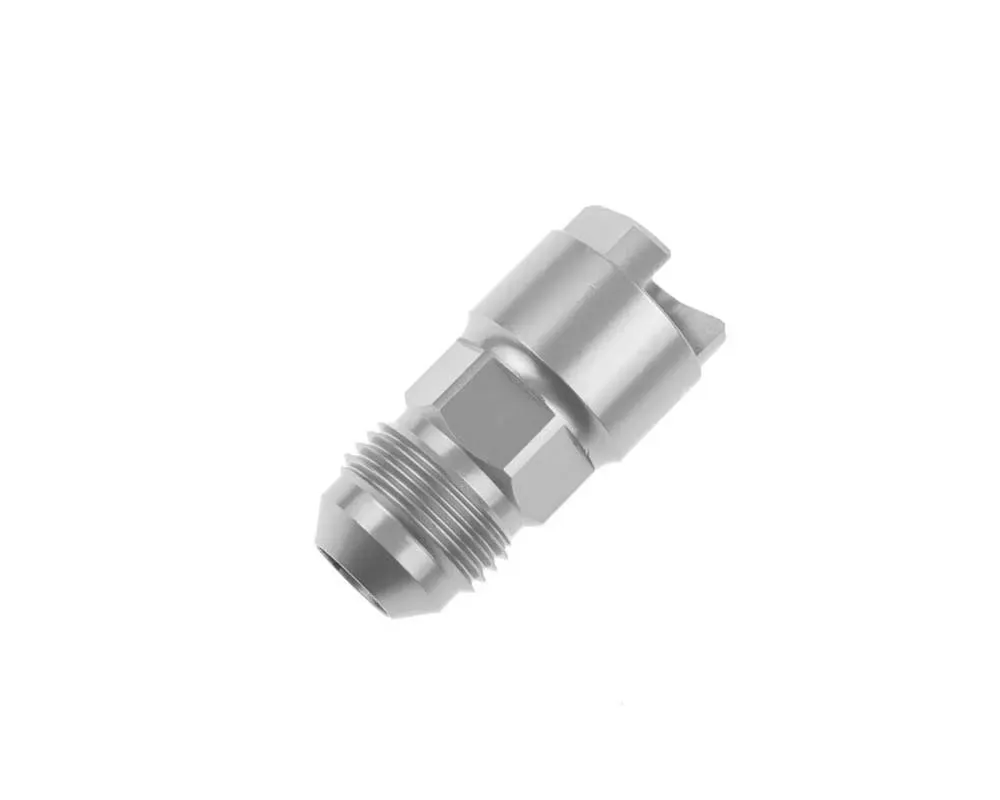 Redhorse Performance 08 AN Male to 1/2" SAE quick-Disconnect Female, Threaded Lock Nut  - Clear - 881-08-08-5