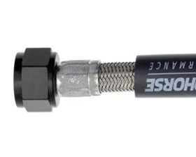 Redhorse Performance -04 4 Feet Nitrous and Fuel Line - Black
