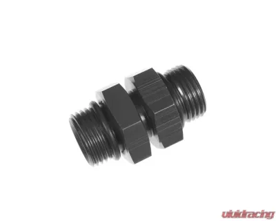 Redhorse Performance -08 ORB Male to -08 ORB Male coupler - Black - 9200-08-08-2