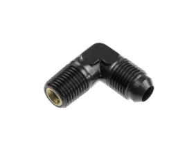Redhorse Performance -04 AN Male to 1/4 NPT with Nitrous Screen, 90 deg - Black