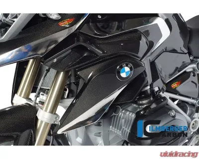 Ilmberger Airtube Left Upper Watercooler Cover Carbon - BMW R1200 GS LC 2013-2016 - WKL.026.GS12L.K