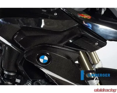 Ilmberger Airtube right Upper Watercooler Cover Carbon - BMW R1200 GS LC 2013-2016 - WKR.025.GS12L.K