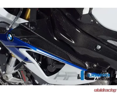 Ilmberger Fairing Side Panel Upper Badge Holder Left Carbon - BMW S1000 RR Street | HP4 - VEL.028.S100S.K