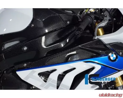 Ilmberger Fairing Side Panel Upper Badge Holder Right Carbon - BMW S1000 RR Street | HP4 - VER.027.S100S.K