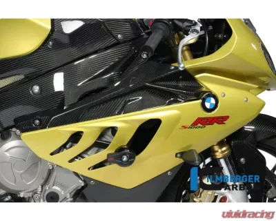 Ilmberger Fairing Side Panel Upper Badge Holder Right Carbon - BMW S1000 RR Street | HP4 - VER.027.S100S.K