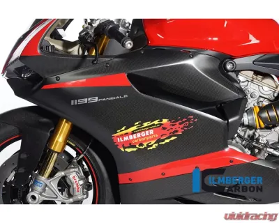 Ilmberger Fairing Side Panel Left Side Carbon - Ducati 1199|899 Panigale - VEL.003.D1199.K