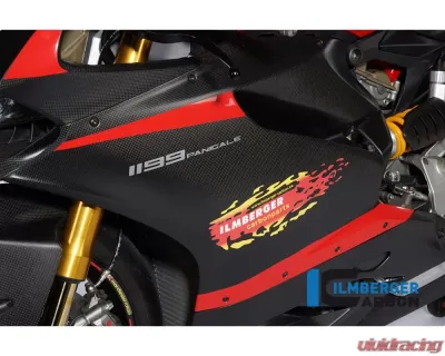 Ilmberger Fairing Side Panel Left Side Carbon - Ducati 1199|899 Panigale - VEL.003.D1199.K
