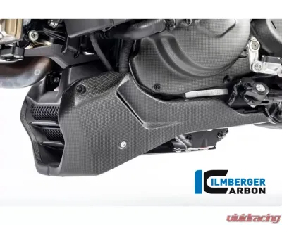 Ilmberger Matte Bellypan Carbon Ducati Monster 1200 | 1200 R/S 2014+ - VEU.116.D12MM.K