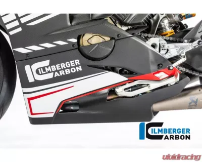 Ilmberger 1pc Matte Akrapovic Slip On Bellypan Ducati Panigale V4/V4 R/S 2018+ - VEU.136.DPV4M.K