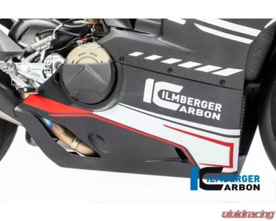 Ilmberger 1pc Matte Akrapovic Slip On Bellypan Ducati Panigale V4/V4 R/S 2018+ - VEU.136.DPV4M.K