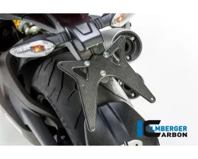 Ilmberger Matte Number Plate Holder Carbon Ducati Monster 1200/1200 S 2014-2016