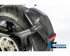 Ilmberger Matte Rear Splash Guard Carbon - Ducati Monster 1200/1200 S 2014-2016