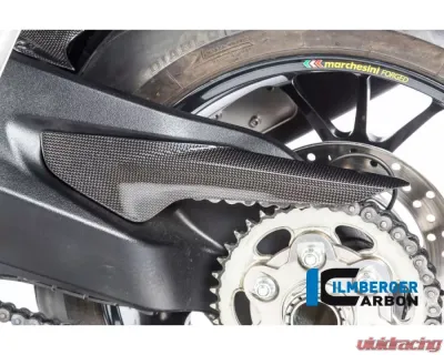 Ilmberger Gloss Rear Sprocket Protector Carbon - Ducati Monster 1200 | 1200 R/S 2014+ - KEH.010.D12MG.K