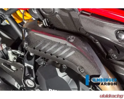 Ilmberger Gloss Exhaust Protection Manifold - Ducati Monster 821|1200|1200 R/S - AHK.004.D12MG.K