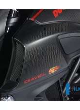 Ilmberger Airtube Cover Left Carbon - Ducati Diavel                                     - LKL.007.DIAVE.K - Image 8