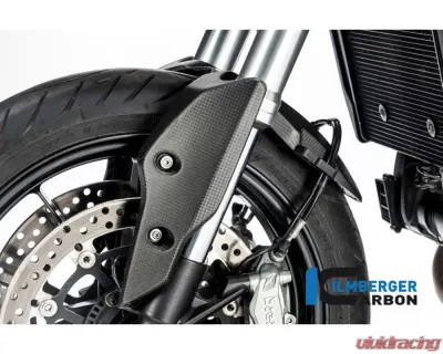 Ilmberger Front Mudguard Rear Part - Ducati Hypermotard/Hyperstrada 2013+ - KVO.001.HYP13.K