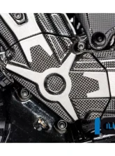 Ilmberger 3pc Gloss Cam Belt Covers w/ Chrome Decal Ducati XDiavel/XDiavel S 2016+                                     - ZAO.099.XD16G.K - Image 2