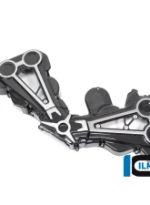 Ilmberger 3pc Gloss Cam Belt Covers w/ Chrome Decal Ducati XDiavel/XDiavel S 2016+                                     - ZAO.099.XD16G.K - Image 6