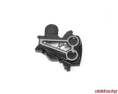 Ilmberger 3pc Gloss Cam Belt Covers w/ Chrome Decal Ducati XDiavel/XDiavel S 2016+ - ZAO.099.XD16G.K