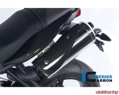Ilmberger Exhaust Protection Left Carbon - Triumph Street Triple 675 - AHL.003.TRSTR.K
