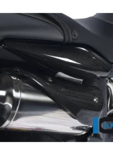 Ilmberger Exhaust Protection Right Carbon - Triumph Street Triple 675                                     - AHR.004.TRSTR.k - Image 4