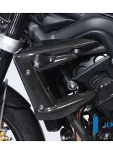 Ilmberger Radiator Cover Left Carbon - Triumph Street Triple 675                                     - WKL.009.TRSTR.K - Image 5