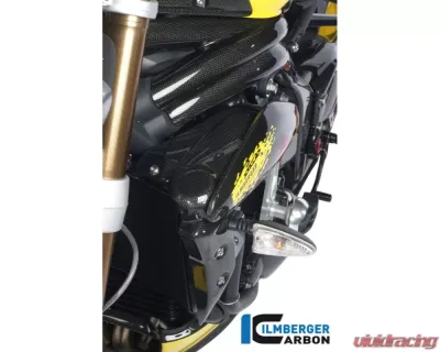 Ilmberger Frame Cover Left Carbon - Triumph Speed Triple 2011-2015 - RAL.003.TRSPT.K
