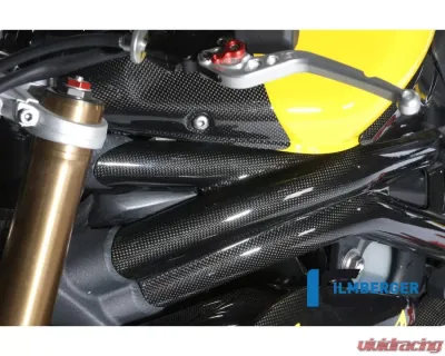 Ilmberger Frame Cover Left Carbon - Triumph Speed Triple 2011-2015 - RAL.003.TRSPT.K