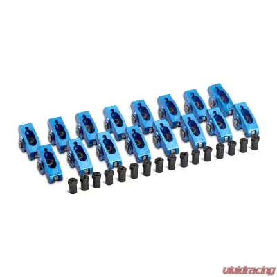 Proform Engine Roller Rocker Arm Set; 1.5 Ratio 3/8 Stud; Self Aligning ; Fits SB Chevy - 66914C