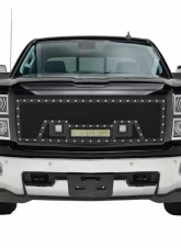 Paramount Automotive Evolution Stainless Steel Wire Mesh Packaged Grille Black w/ LED                                     - 48-0843 - Image 4