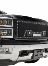 Paramount Automotive Evolution Stainless Steel Wire Mesh Packaged Grille Black w/ LED                                     - 48-0843 - Image 2