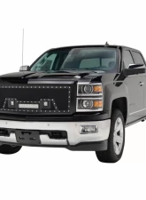 Paramount Automotive Evolution Stainless Steel Wire Mesh Packaged Grille Black w/ LED                                     - 48-0843 - Image 3