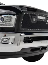 Paramount Automotive Evolution Stainless Steel Wire Mesh Packaged Grille Black w/ LED                                     - 48-0848 - Image 2