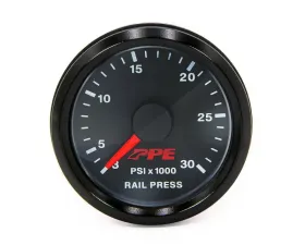 PPE Diesel Fuel Rail Pressure Gauge - GM 2006-2010