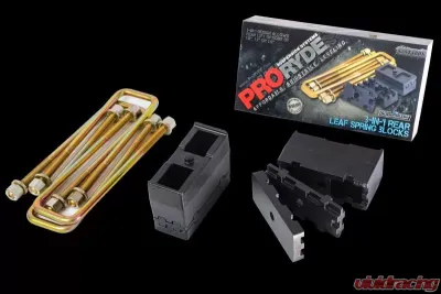 ProRYDE Suspension Systems GM LD 3-in-1 Block Kit w/U-bolts-Tapered - 52-1000G