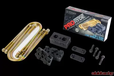 ProRYDE Suspension Systems Ford F-250/350 4wd 3-in-1 Block Kitw/U-Bolts - Early Ford - 52-3502F