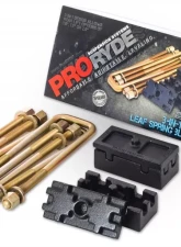 ProRYDE Suspension Systems Nissan Titan 3-in-1 Block Kit w/U-bolts-Tapered Nissan Titan                                     - 52-4000N - Image 2