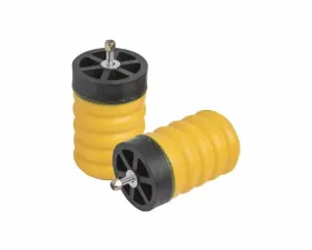 SuperSprings One-piece unit attached on one side used as an upgrade to factory bump stops