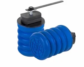 SuperSprings One-piece unit attached on one side used as an upgrade to factory bump stops