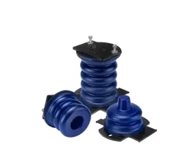 SuperSprings Two-piece unit attached top and bottom that allow unlimited travel Rear