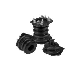 SuperSprings Two-piece unit attached top and bottom that allow unlimited travel Rear