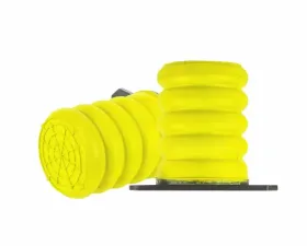 SuperSprings One-piece unit attached on one side used as an upgrade to factory bump stops