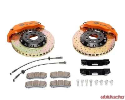 Ksport Dualcomp 4 Piston 356mm Rear Big Brake Kit - Drilled Nissan Silvia 1999-2002 - BKNS230-445CO